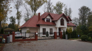 Leszno ul. Kąkolewska - domy w zabudowie bliźniaczej i dom jednorodzinny